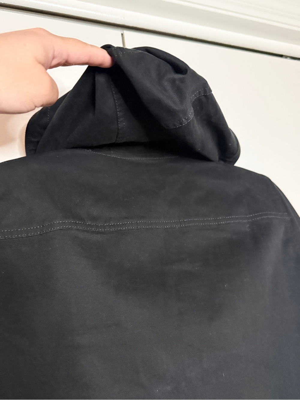 L.L.Bean Signature Black Denim Utility Jacket - Picture 8 of 8